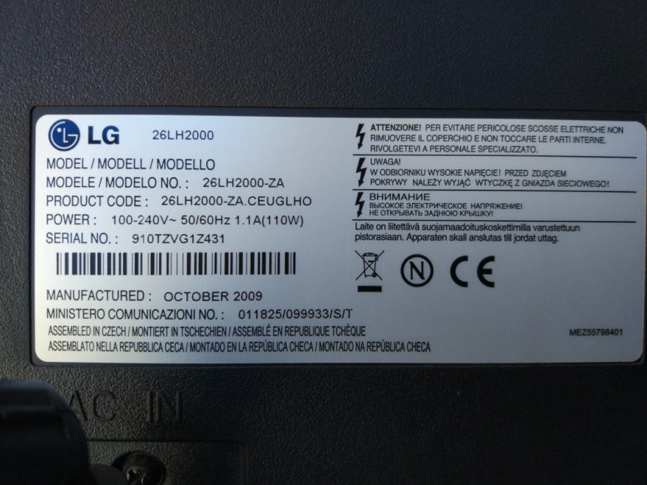 LG 26LH2000