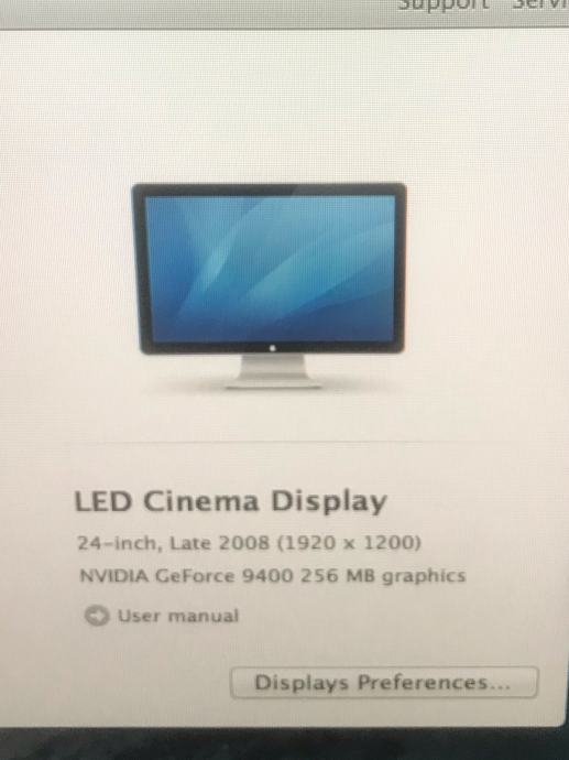 Apple led Cinema display