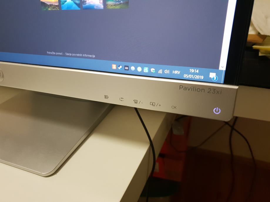 Как включить монитор hp pavilion 23xi