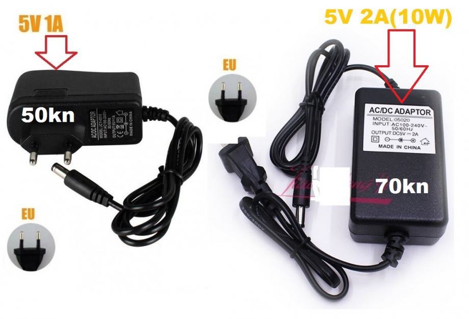 Adapter 5V 1A(5W) ILI 2A(10W) EU utičnica