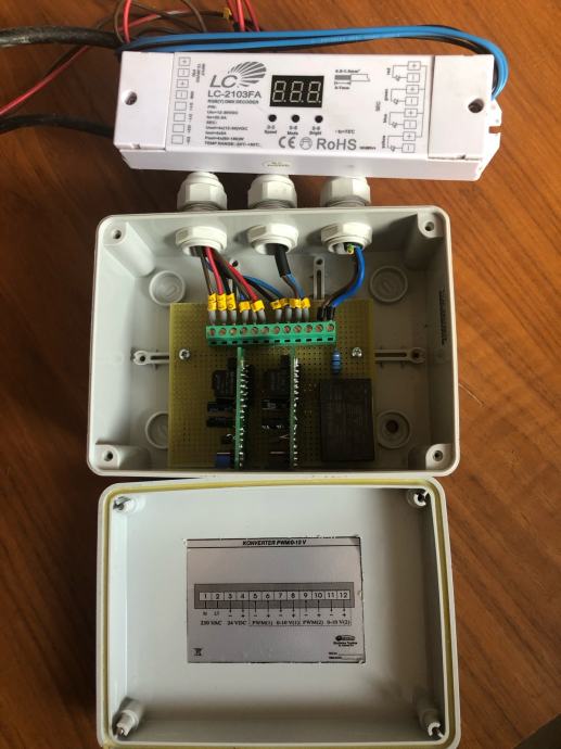 DMX Decoder (with Stand Alone) LC 2103FA LED upravljanja