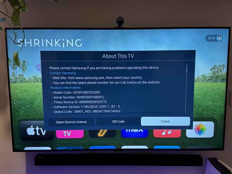 Samsung 4K TV, 50TU8072