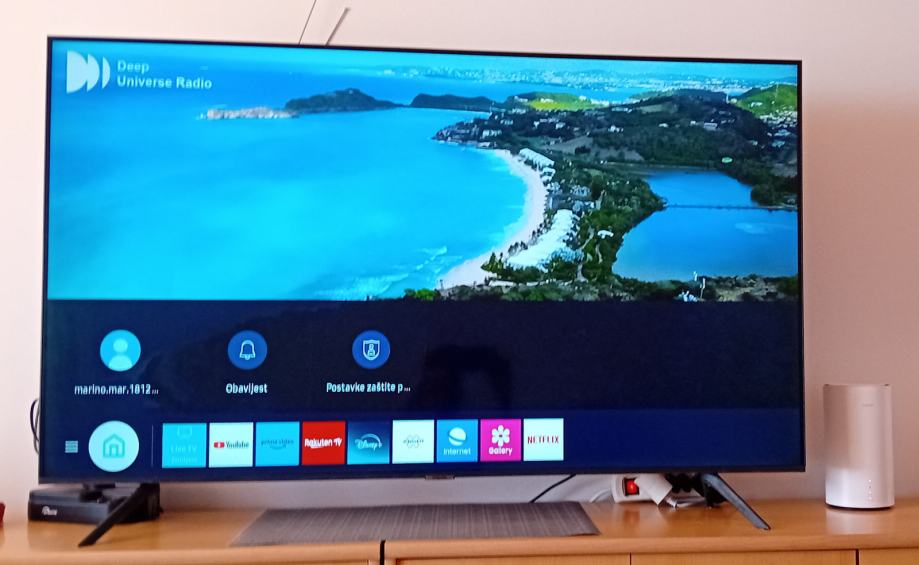 Samsung led crystal smart tv