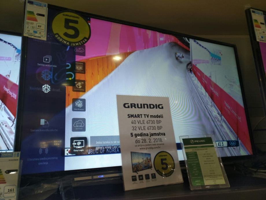 Smart Tv Grundig 40vle6730bp ⭐super Akcija⭐ 8228