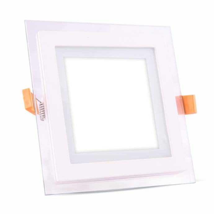 18W LED ugradbeni stakleni panel - četvrtasti 6000K