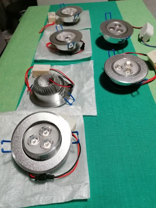 led downlight rasvjeta , ugradna