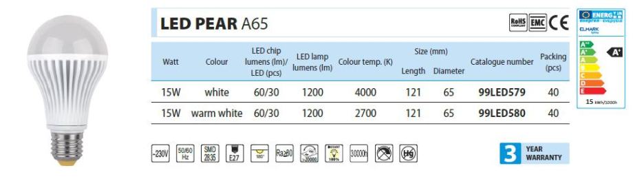 LED ZARULJE E27 LUKSOMETAR D.O.O. - JAMSTVO 3G.