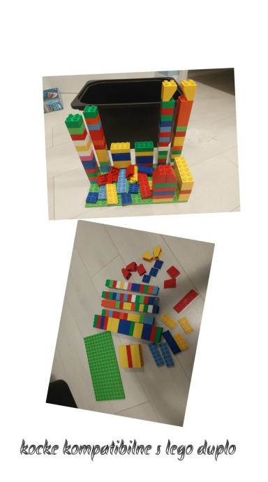 Kocke kompatibilne s Lego duplo