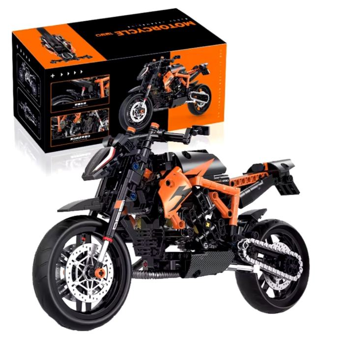 KTM Super Duke 1290 "lego", 1:8, 12X33X17 cm, novo!