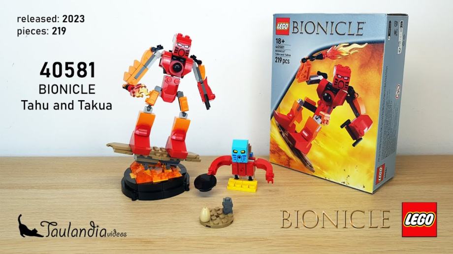 LEGO 40581 Bionicle Tahu and Takua GWP Set