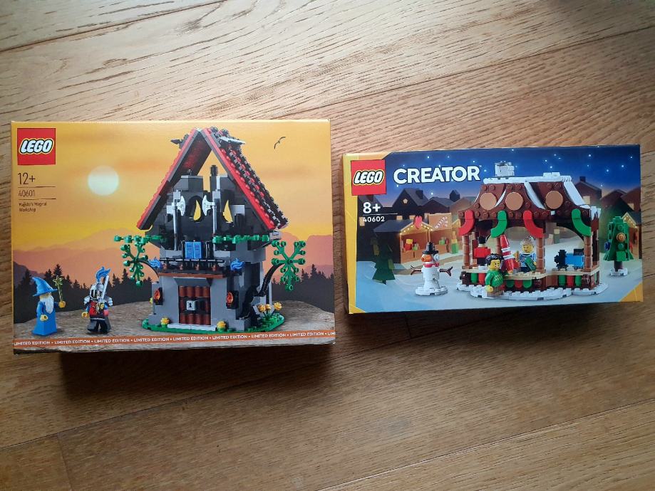 Lego 40601 Majistos Magical Workshop i Lego 40602 Creator Novo!