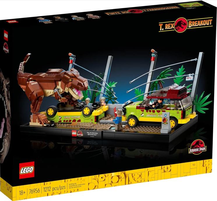 LEGO 76956 Jurassic Park T. rex Breakout