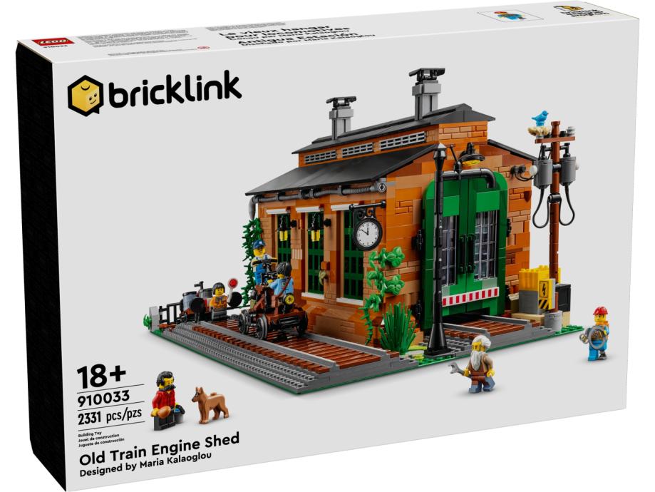 LEGO Brickling Old Train Engine Shed