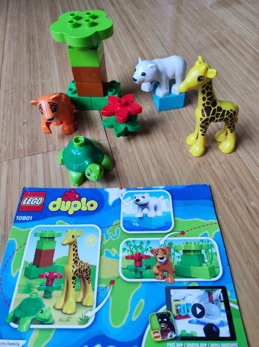 Lego duplo bebe životinje 10801