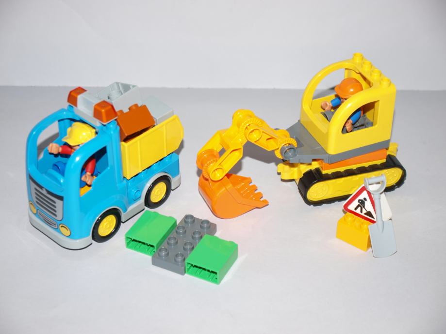 Lego Duplo set 10812 Truck & Tracked Excavator