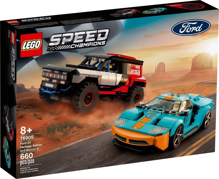 Lego Ford GT Heritage Edition and Bronco R, 76905