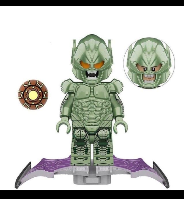 Lego Green Goblin figura iz Spiderman stripa