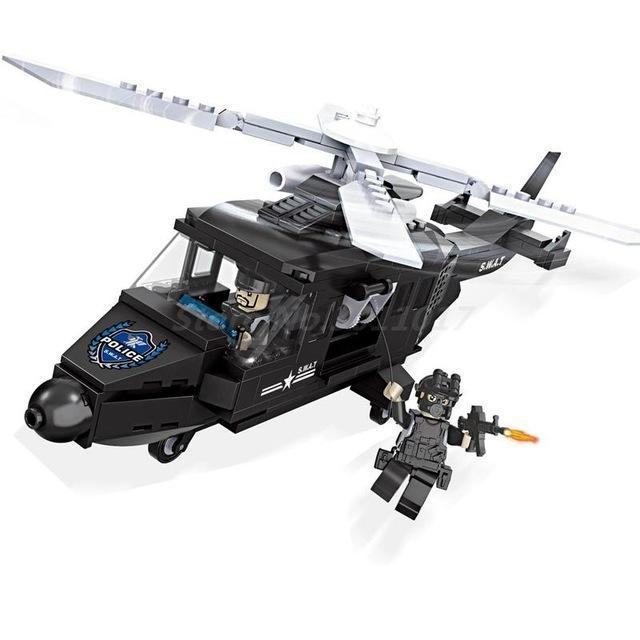 Lego Helikopter SWAT s dva vojnika i oružjem