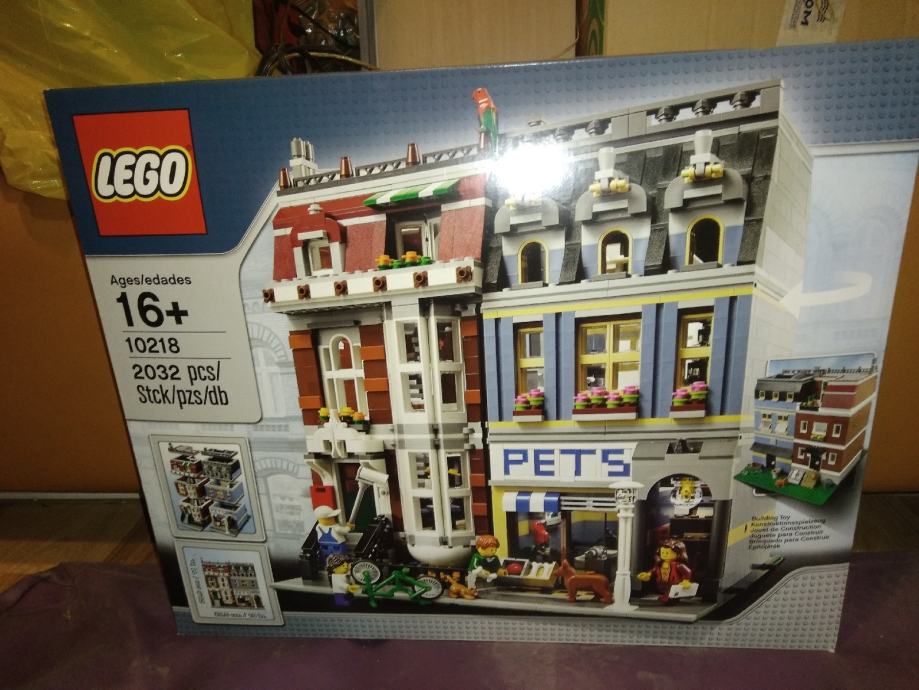 lego pet shop 10218 zapakirano