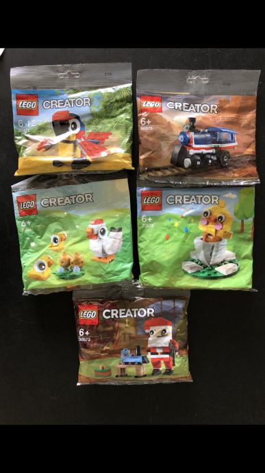 Lego Polybags Creator + 3in1 30472,30573,30575,30579,30643,30571,30578