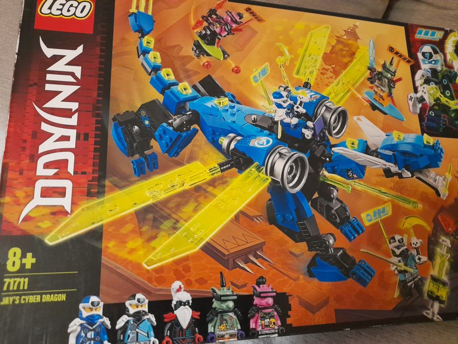 Original zapakiran Lego Ninjago Jay's cyber dragon