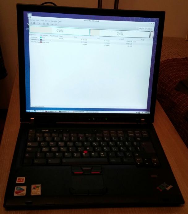 IBM T43 laptop