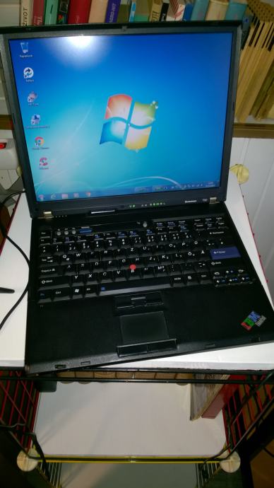 Lenovo/IBM Thinkpad T60 #3 500GB, 2.2GHz, 3GB, ekran 14" - 1024x768