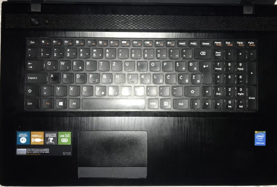 Замена матрицы lenovo g710