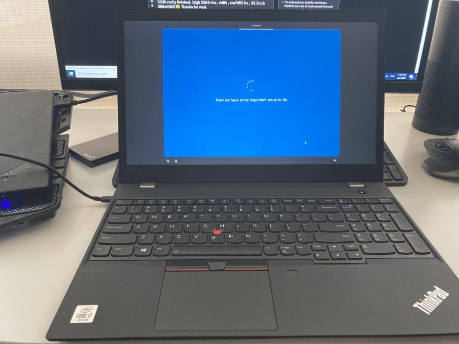 ThinkPad T15, i5-10310U, IG, 15.0 FHD, 16 GB, 512GB SSD, Intel Wi-Fi 6