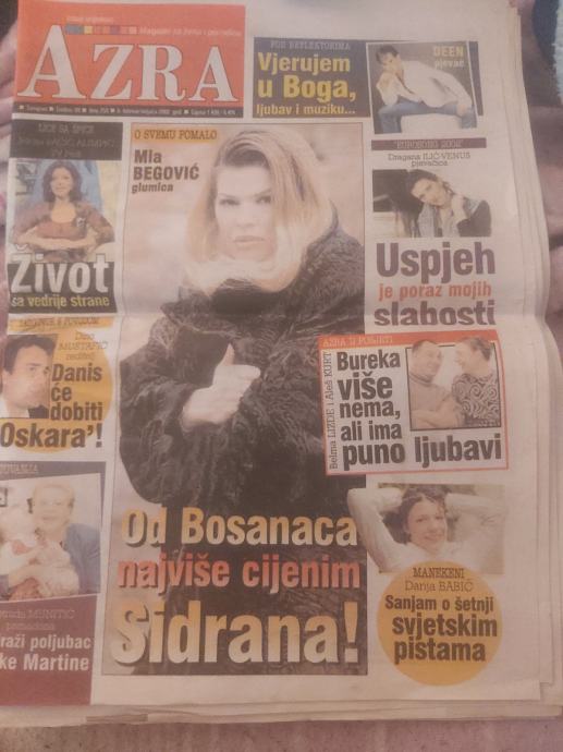 Azra Magazin 2002 Godina Story Mia Begovic