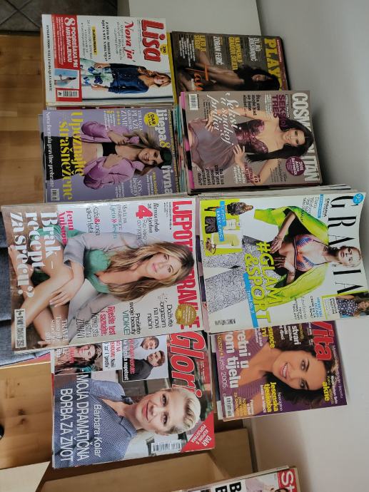 Časopisi - Elle, Ljepota i zdravlje, Grazia, Cosmopolitan