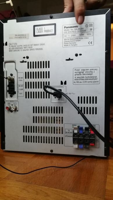 Sa ak200 panasonic схема