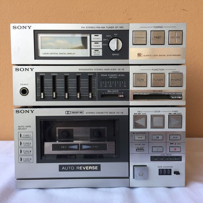 Sony komponente: ST-78S, TA78 i TC 78