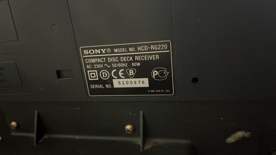 Sony hcd rg220 схема