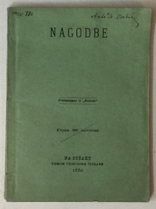 Ante Starčević: Nagodbe