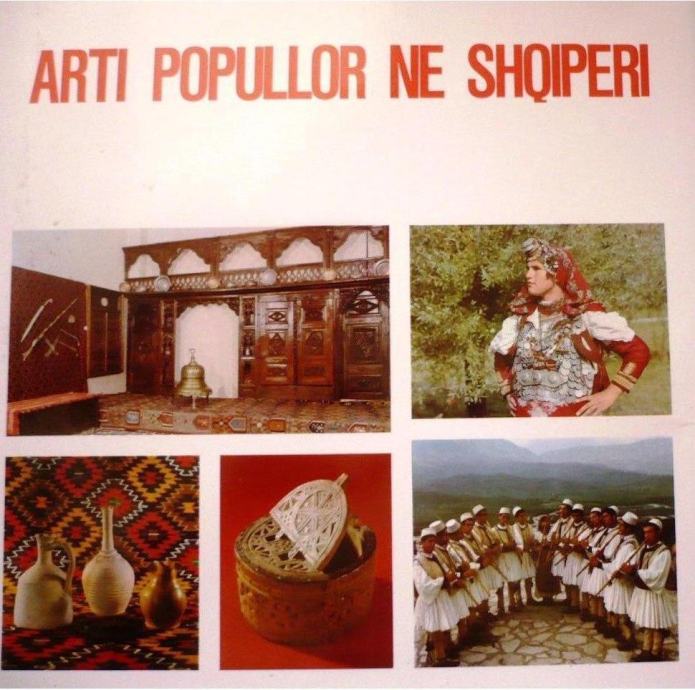 ARTI POPULLOR NE SHQIPERI Tirana 1976