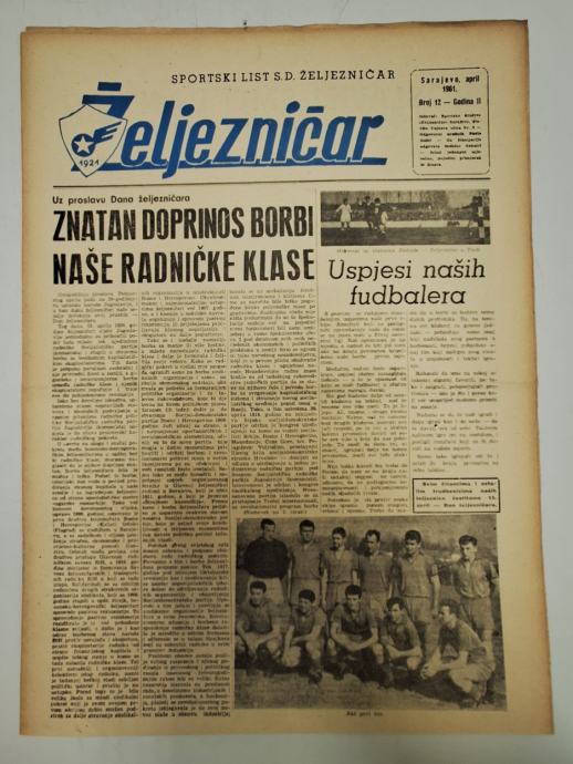 Časopis Željezničar br. 12/1961