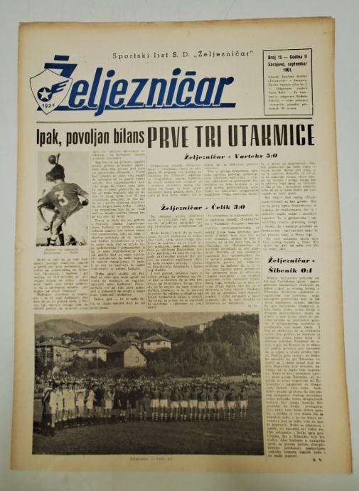 Časopis Željezničar br. 15/1961