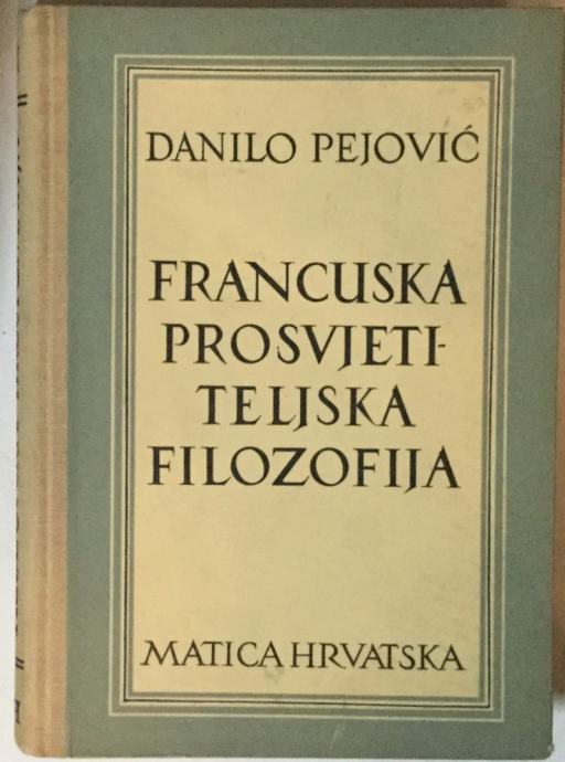 Danilo Pejović: Francuska prosvjetiteljska filozofija