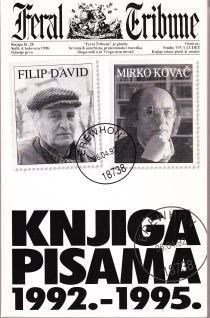 David Filip, Kovač Mirko: Feral Tribune - Knjiga pisama 1992.-1995.