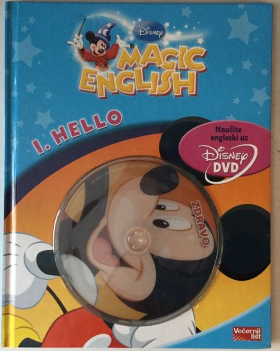 DISNEY MAGIC ENGLISH : HELLO - ZDRAVO : NAUČITE ENGLESKI : S DVD-om