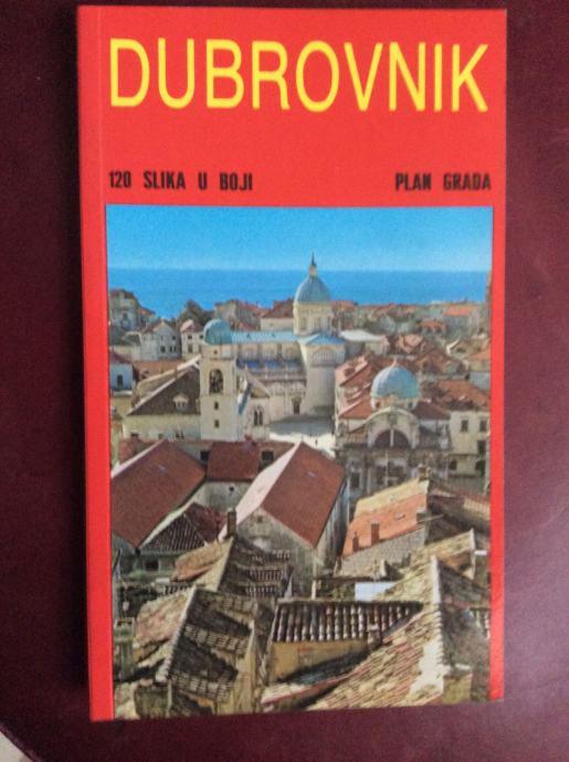 DUBROVNIK,  PLAN GRADA, 120 SLIKA U BOJI,  1984