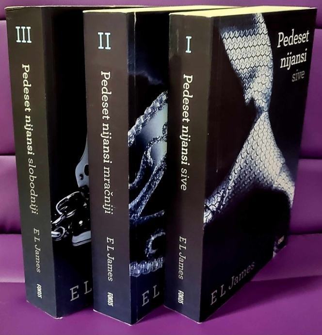 E L James: Pedeset nijansi 1-3 komplet