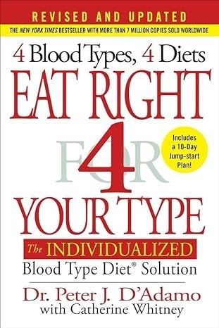 Eat Right 4 Your Type :  Dr. Peter J. D'Adamo