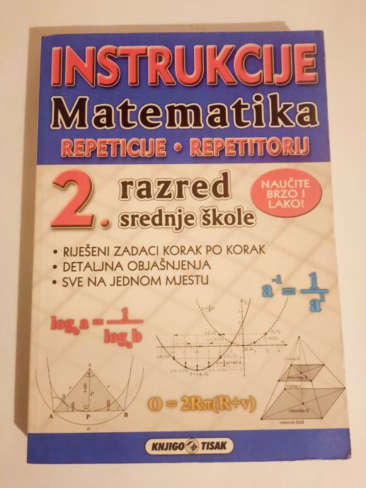 Emil Segulin : INSTRUKCIJE , MATEMATIKA 2. razred srednje škole