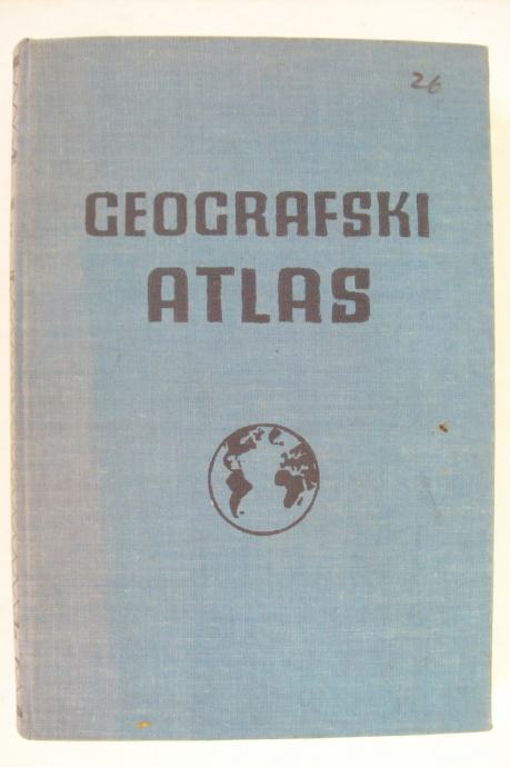 GEOGRAFSKI ATLAS - 1951.