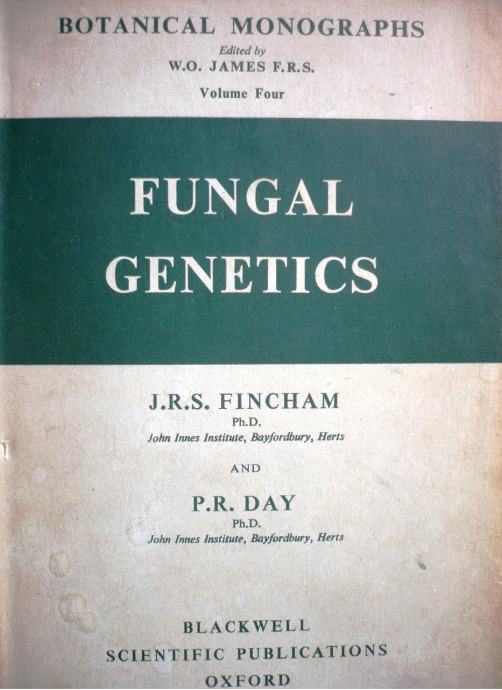 Gljive - Fungal Genetics by Fincham HB 1963 Botanical Monograph