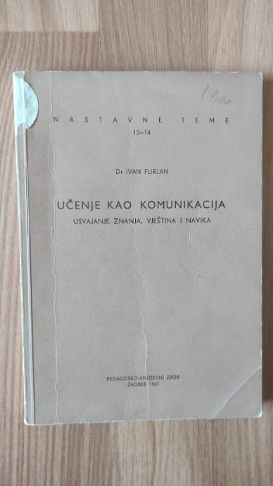 Ivan Furlan Učenje kao komunikacija