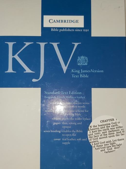 KJV Concord Reference Bible: Brown Letter Edition (Cambridge)