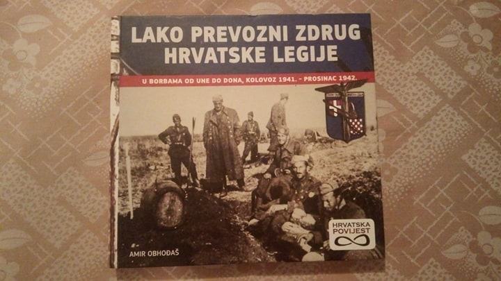 Knjiga  Lako prevozni zdrug Hrvatske legije